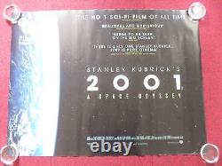 2001 A SPACE ODYSSEY UK QUAD (30x 40) ROLLED POSTER STANLEY KUBRICK BFI 2014