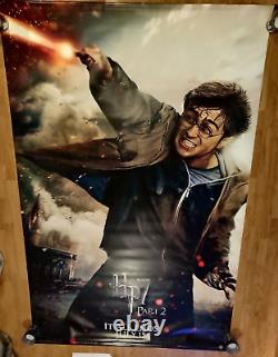 8 Foot Cinema Banner Harry Potter 7 Part 2 Daniel Radcliffe Advance Quad Rare