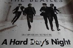 A Hard Days Night Poster Quad 2014 The Beatles 50th anniversary Re-Release