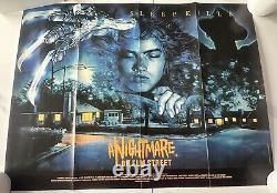 A Nightmare On Elmstreet Uk Quad Original Cinema Poster Rare