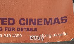 Alfie Original Quad Movie Poster BFI 2001 RR Michael Caine. Very Good