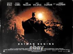 Batman Begins (2005)- Original British Quad Movie Poster