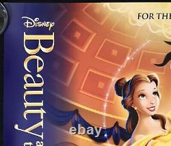 Beauty and the Beast Original Quad Movie Poster Walt Disney 3D Re-issue 2011