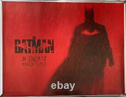 Cinema Poster BATMAN, THE 2022 (Advance Quad) Zoë Kravitz Robert Pattinson