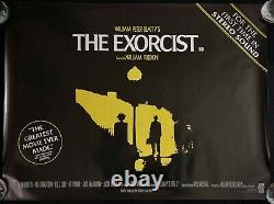 Exorcist Original Quad Movie Poster William Friedkin Linda Blair 1990s RR