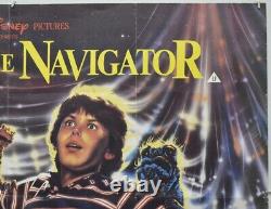 FLIGHT OF THE NAVIGATOR (1986) Original Quad Movie Poster Joey Cramer, Disney