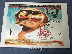 Fear and Loathing in Las Vegas. Rare UK quad movie poster