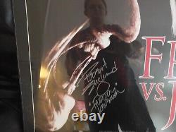 Freddy vs. Jason 2003 British Quad Robert Englund Ken Kirzinger signed 2004