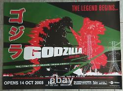 GODZILLA (1954) S/S UK Quad Poster 2005 Re-Release' Green Version