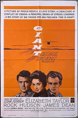 Giant (1963R) Original vintage UK quad movie poster