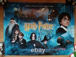 Harry Potter & the Philosopher's Stone (Sorcerer's) Original UK film poster