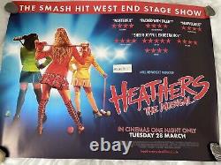 Heathers The Musical (2023) Original UK Cinema Quad Double-Sided Poster