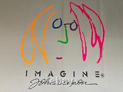 IMAGINE John Lennon Original 1980 UK QUAD CINEMA POSTER The Beatles