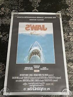 Jaws (2012) Double Sided UK Quad Poster (27x40) RARE Portrait Style Horror