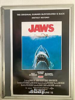 Jaws 2012 Rr Original Uk One Sheet Cinema Poster Rare Withdrawn Version