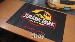 Jurassic Park (1993) Original Movie Poster Quad Yellow Advance Rolled Rare