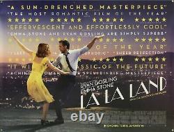 La La Land (2016) Rolled, Near Mint Original Movie Poster- British Quad