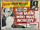 Man Who Was Nobody Original Quad Movie Cinema Poster Edgar Wallace 1960