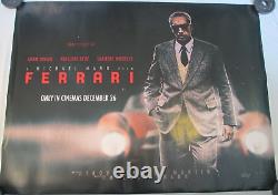 Michael Mann Ferrari Movie Super Rare Cinema Poster #01 For Back Light NOT QUAD