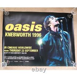 Oasis Knebworth 1996 film movie poster quad original