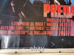 Predator 2 UK Cinema Quad Poster