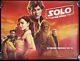Solo A Star Wars Story Original Quad Movie Poster Ron Howard 2018