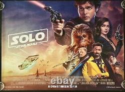Solo A Star Wars Story Original Quad Movie Poster 2018