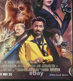 Solo A Star Wars Story Original Quad Movie Poster 2018