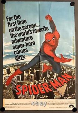 Spider-Man/Sinbad and the Eye of the Tiger ORIGINAL Quad Movie Cinema Poste