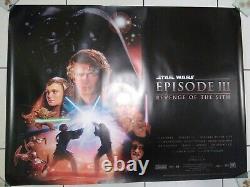 Star Wars Episode III Revenge of the Sith Original 2005 Quad Poster