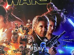 Star Wars The Force Awakens Original UK Quad Poster