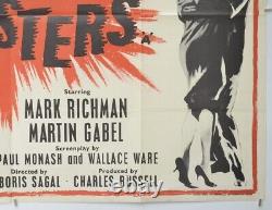 THE CRIMEBUSTERS (1962) Original Cinema Quad Movie Poster Cain's Hundred