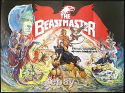 The Beastmaster (1982) Original vintage UK quad movie poster