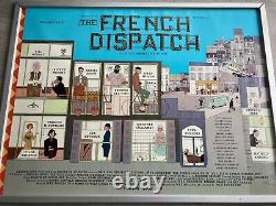 The French Dispatch 2021 ORIGINAL UK QUAD CINEMA POSTER Wes Anderson Bill Murray