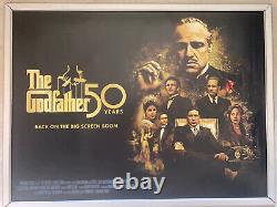 The Godfather 50th Anniversary Rare UK Cinema Quad Poster