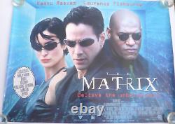 The Matrix Keanu Reeves Original 40 x 30 inch Quad Poster