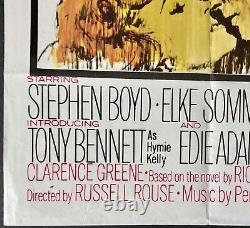 The Oscar Original Quad Movie Cinema Poster Stephen Boyd Tony Bennett 1966