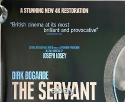 The Servant Original Quad Movie Poster Joseph Losey Dirk Bogarde 2000s RR