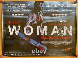The Woman Original Cinema Quad Poster, Horror, Hand Signed Pollyanna Mcintosh