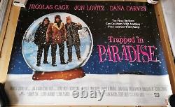 Trapped In Paradise UK Quad Cinema Poster Rare Rolled