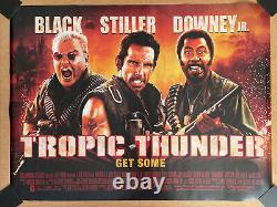 Tropic Thunder Original Cinema UK Quad Poster